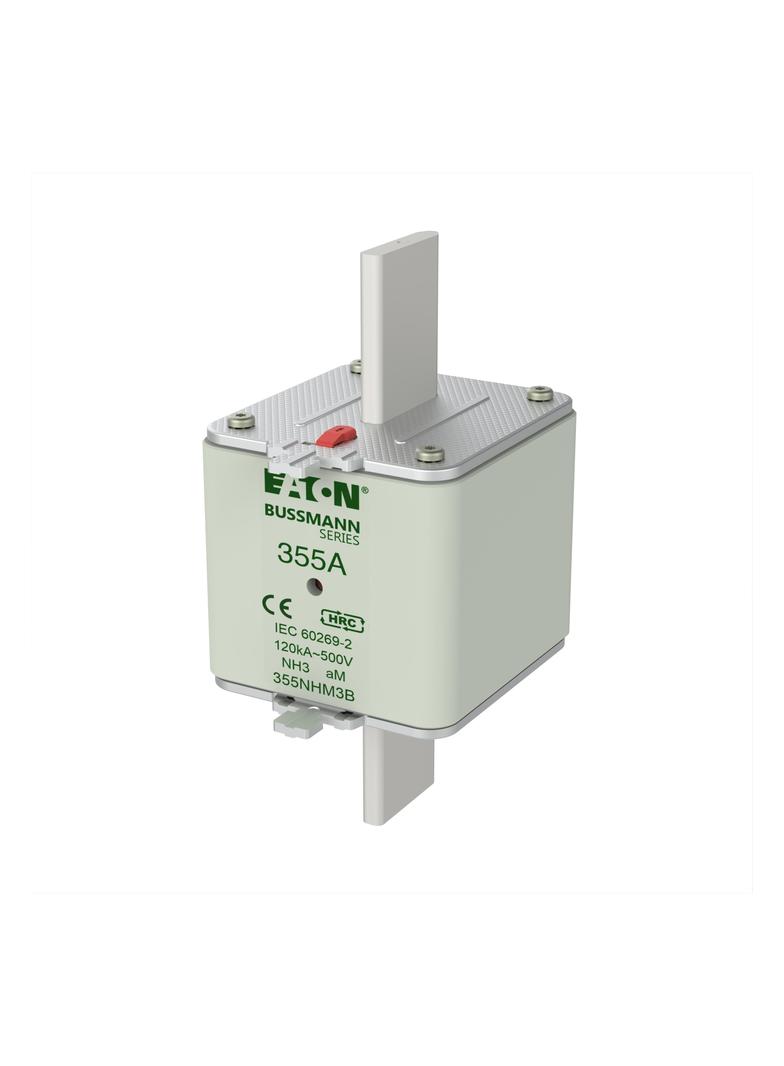 NH FUSE 355AMP 500V aM SIZE 3 DUAL IND Wkładka NH3 355A 500V AM podwójny wskaźnik 355NHM3B EATON