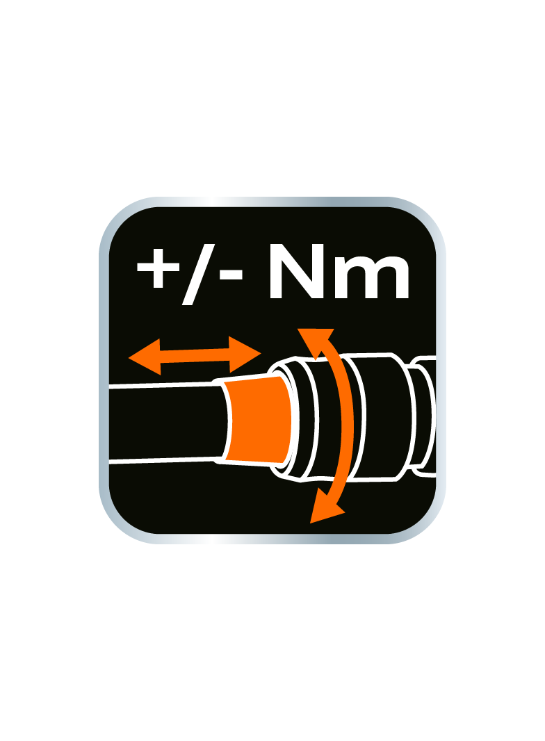 Klucz dynamometryczny dwukierunkowy 1/4", 5-25Nm, zestaw 21 szt.