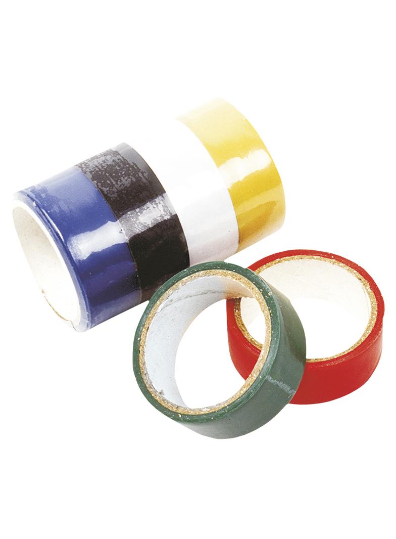Taśmy izolacyjne, 19 mm x 3 m, 6 szt.