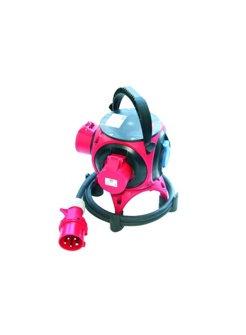 ROZDZIELNICA PRZENOŚNA Z TWORZYWA TYP „PEGASUS” IP44 4M Wejście 32/5+2M - wyjście 32/5 16/5xC16 2xGS