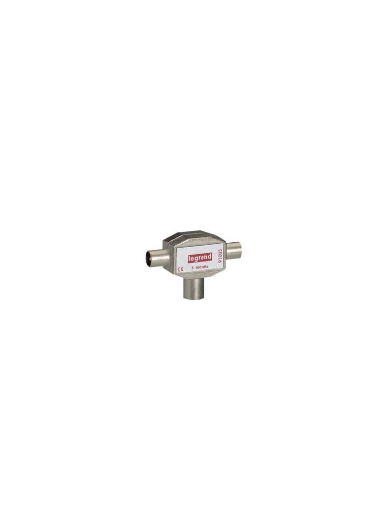 SPLITTERY EKRANOWANE O9.52 MM - 862 MHZ, 1 WEJŚCIE ŻEŃSKIE - 2 WYJŚCIA MĘSKIE, Legrand