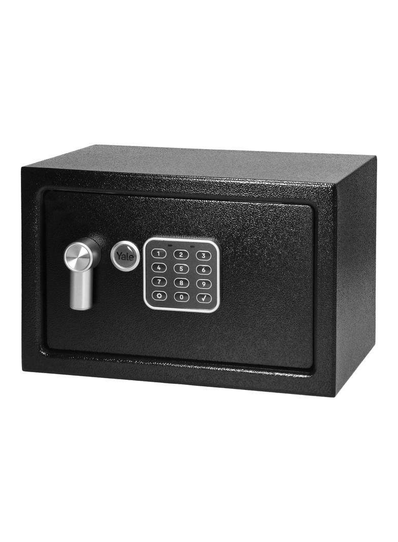 Sejf domowy hotelowy firmowy zamek szyfrator na kod czarny YALE