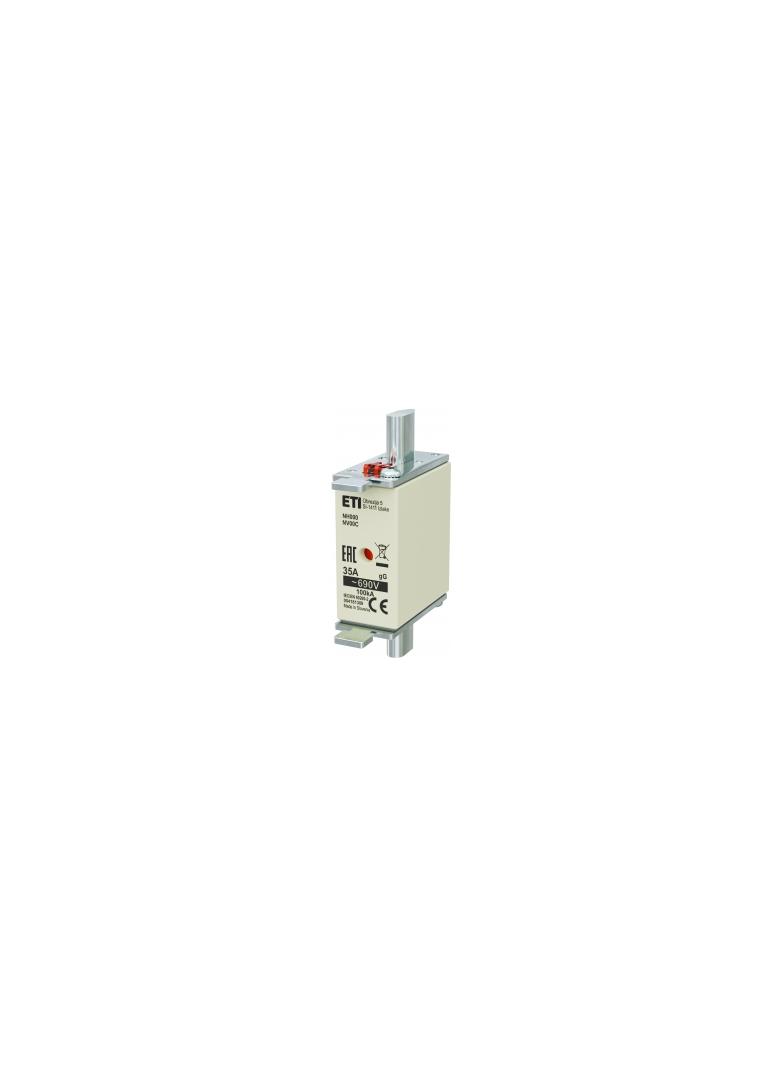 Wkładka topikowa NH zwłoczna KOMBI NH000 WT-00C gG 35A 690V 004181309 ETI