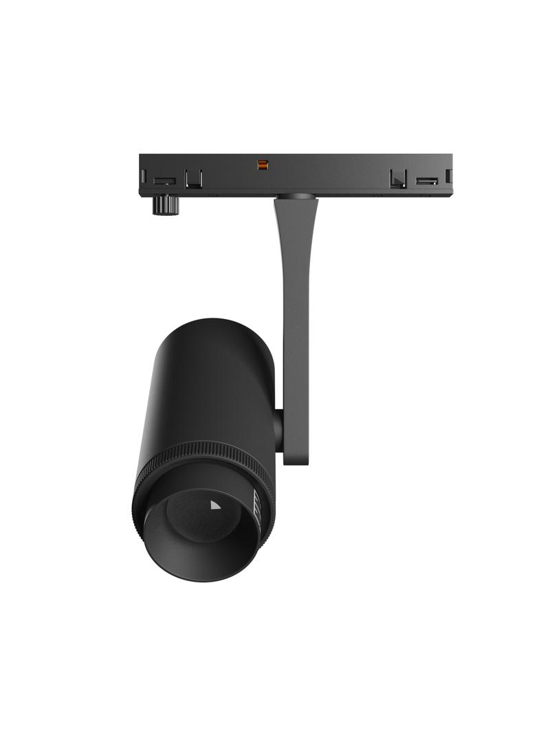 SYSTEM SHIFT NANO - SPOT ZOOM OPRAWA NA SZYNOPRZEWÓD 40x80x145MM 7W 15-45ST CZARNY 5 LAT GW.