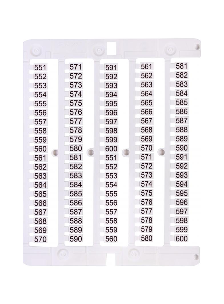Oznacznik 551 do 600 (100 szt.) ES-NU0851551 003903088 ETI