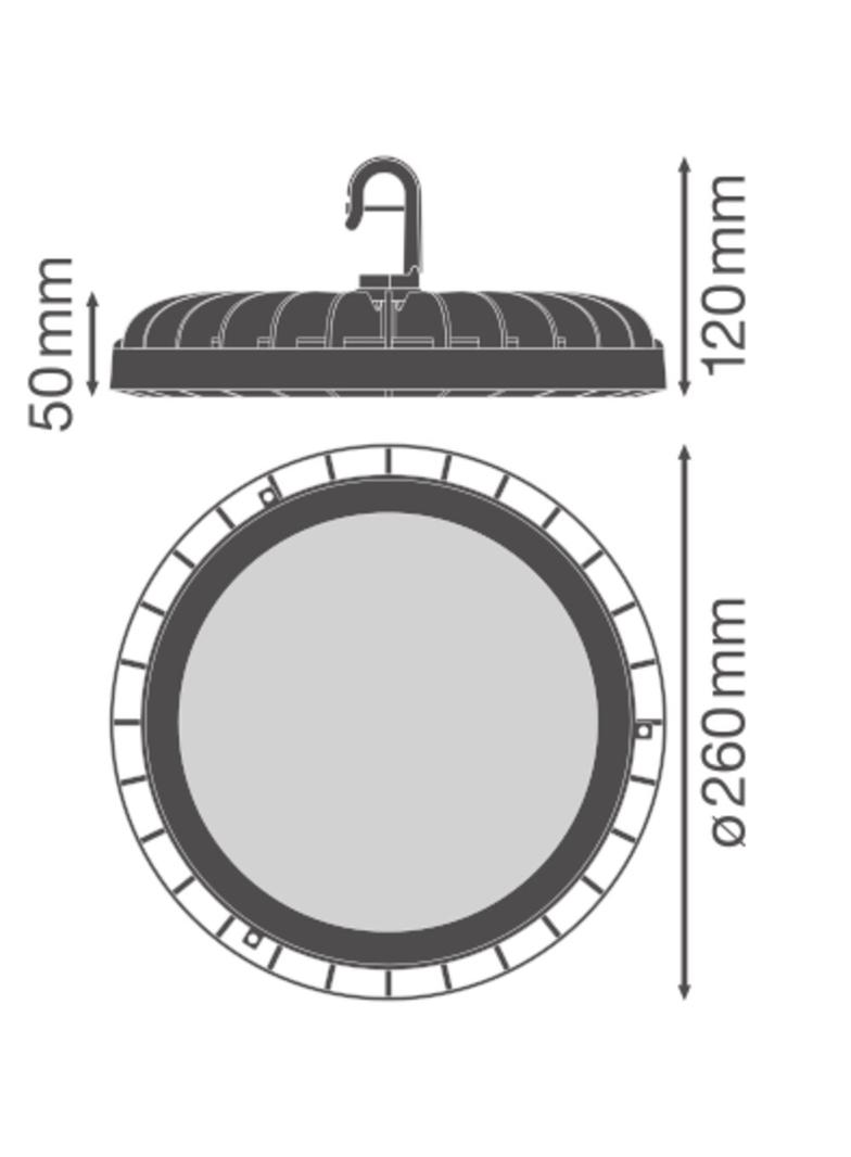 Oprawa HIGH BAY COMPACT V 166W 840 110DEG IP65