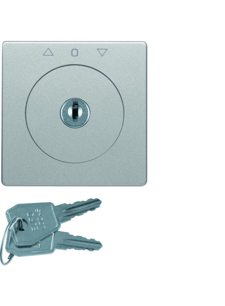 Q.x Płytka czołowa z kluczem do łącznika żaluzjowego na klucz alu, aksamit