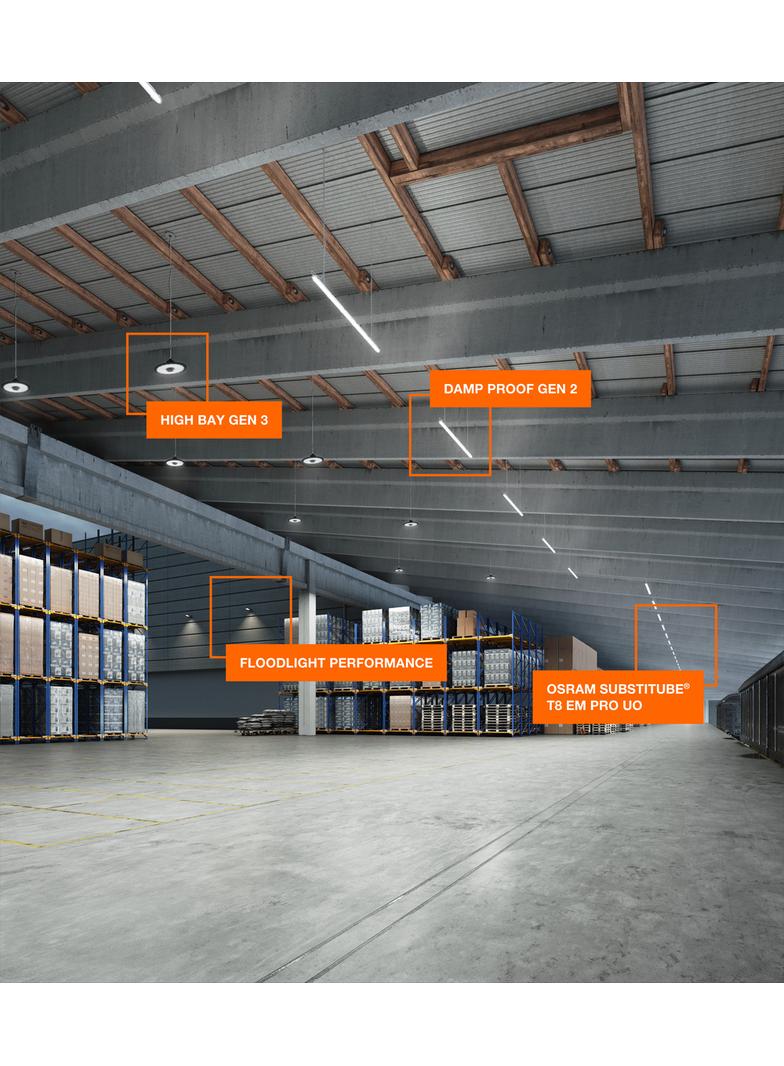 Naświetlacz FLOOD LED PERFORMANCE 150W 4000K ASYM 45x140 black