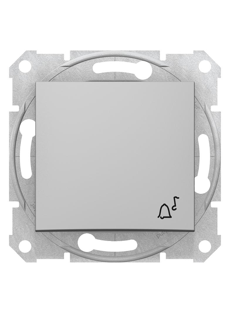 Przycisk "dzwonek" aluminium