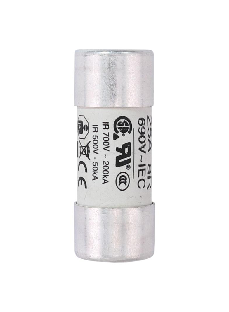 25A 690V 22X58 INDICATED 14 X 58MM 25A 700V 22X58 cylindryczna do półprzewodników wybijak 14 X 58MM