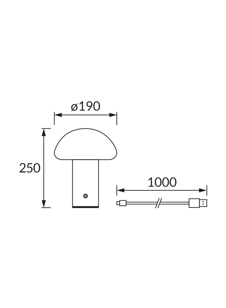 Lampka stołowa SMD LED TRUFLA LED 25 VENGE CCT
