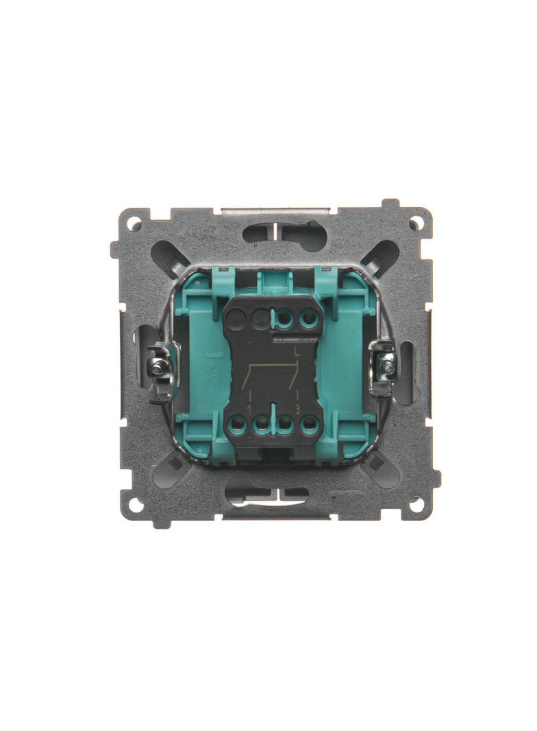 Simon Basic Łącznik świecznikowy 16A 250V zaciski śrubowe srebrny mat BMW5A.01/43 KONTAKT