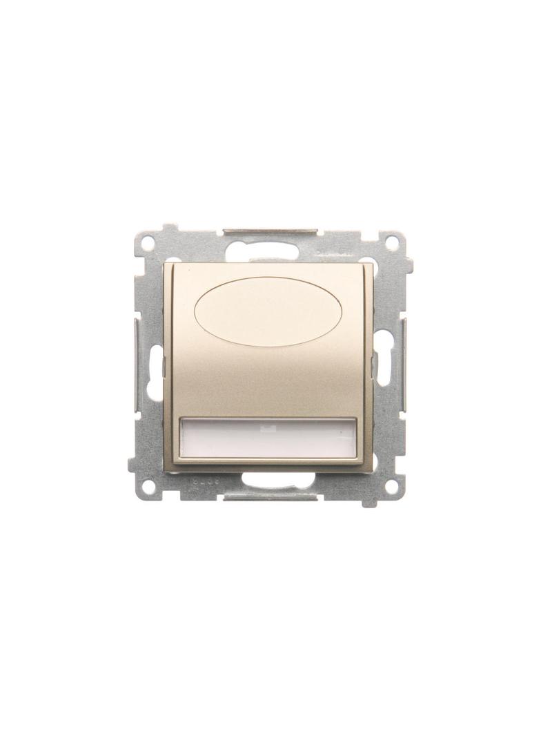 Simon 54 Oprawa oświetleniowa LED 14V DC 0.42 W białe ciepłe 3100 K złoty mat