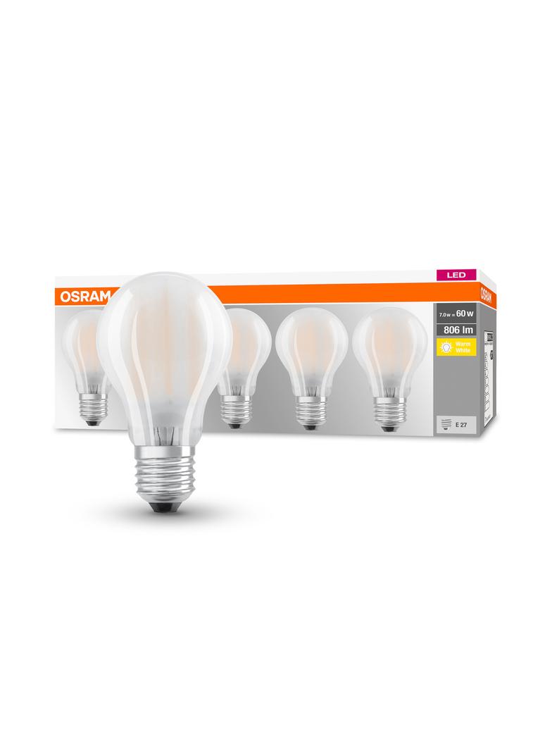 Lampa LED BASE Classic A60 6,5W/827 230V szkło matowe E27 FS5 OSRAM