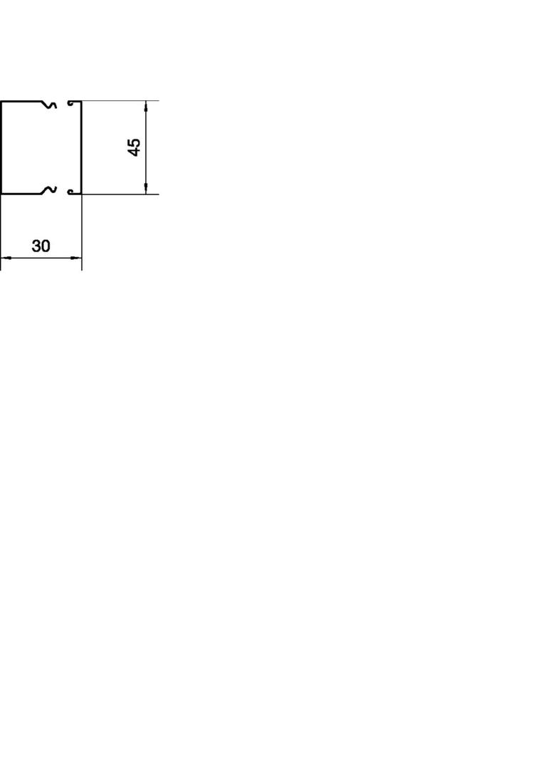 tehalit.LFS Kanał stalowy 30x45mm ocynk LFS300450VERZ HAGER