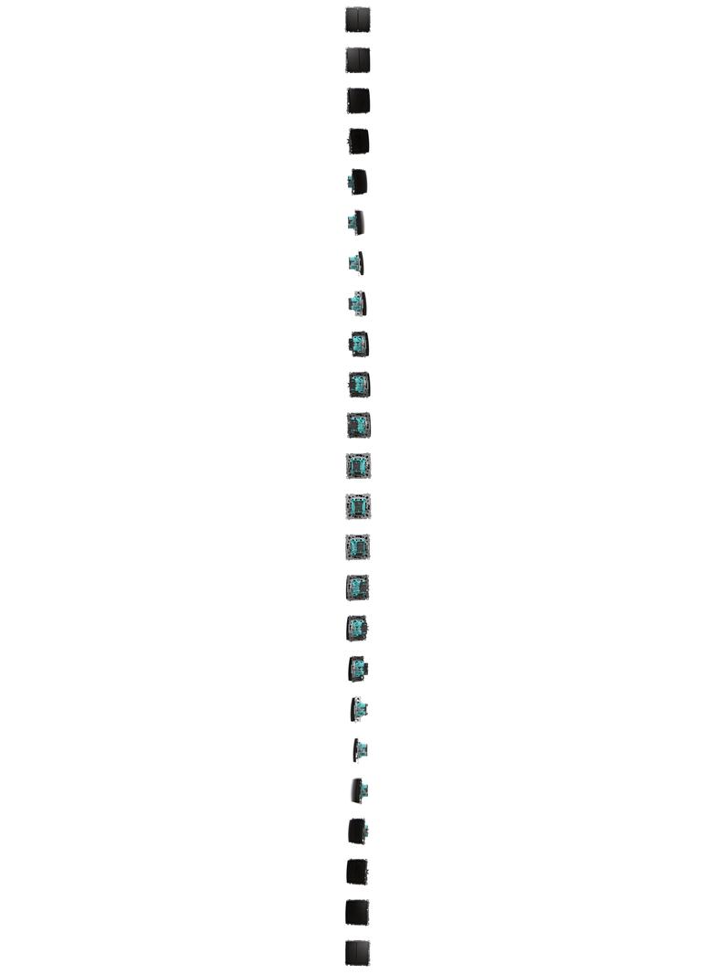 "Simon BASIC WMUL-050x2x-Y011 Łącznik świecznikowy (moduł) 16AX, 250V~, zaciski śrubowe