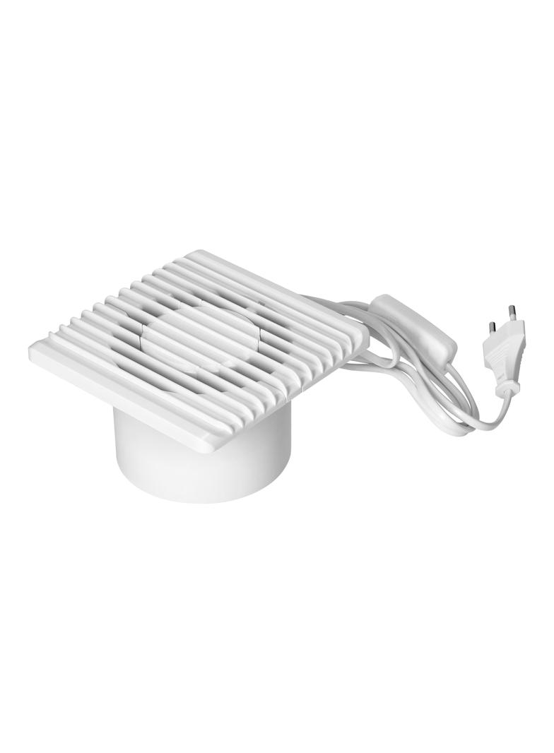 Wentylator łazienkowy cichy 100mm - Przewód z wyłącznikiem OR-WL-3200/100/PS ORNO