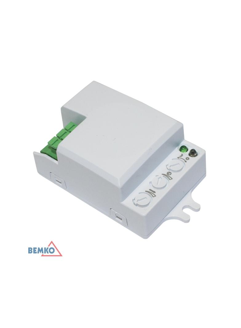 CZUJNIK MIKROFALOWY 1200W 360* IP20 PROSTOKĄTNY BIAŁY