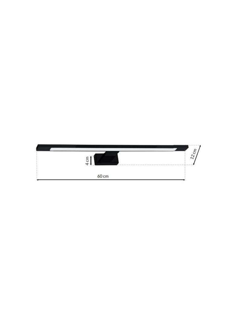Milagro kinkiet łazienkowy nad lustro LED Shine Black 12W 840lm 4000K IP44 ML5570