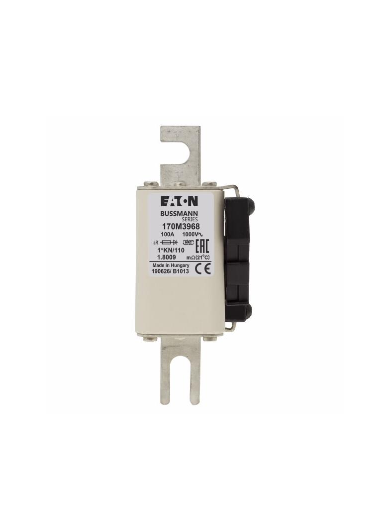 100A 1000V 1*KN/110 aR INDICATOR FUSE Wkładka szybka 100A AC 1000V compact DIN 1 43x61x138 170M3968