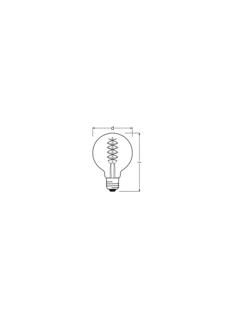 Lampa LED Vintage 1906 SMOKE 95 dim 7,8W/818 szkło przezroczyste E27