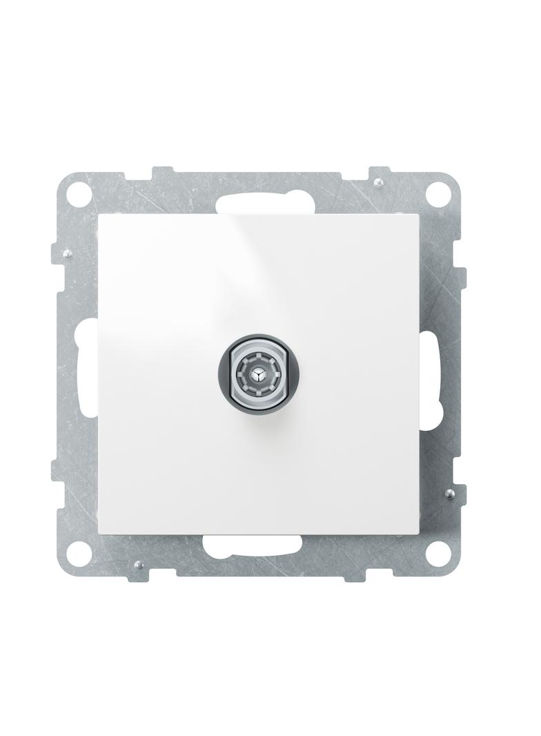 SUNO - Gniazdo TV - końcowe - 1.5 dB, Biały, Legrand