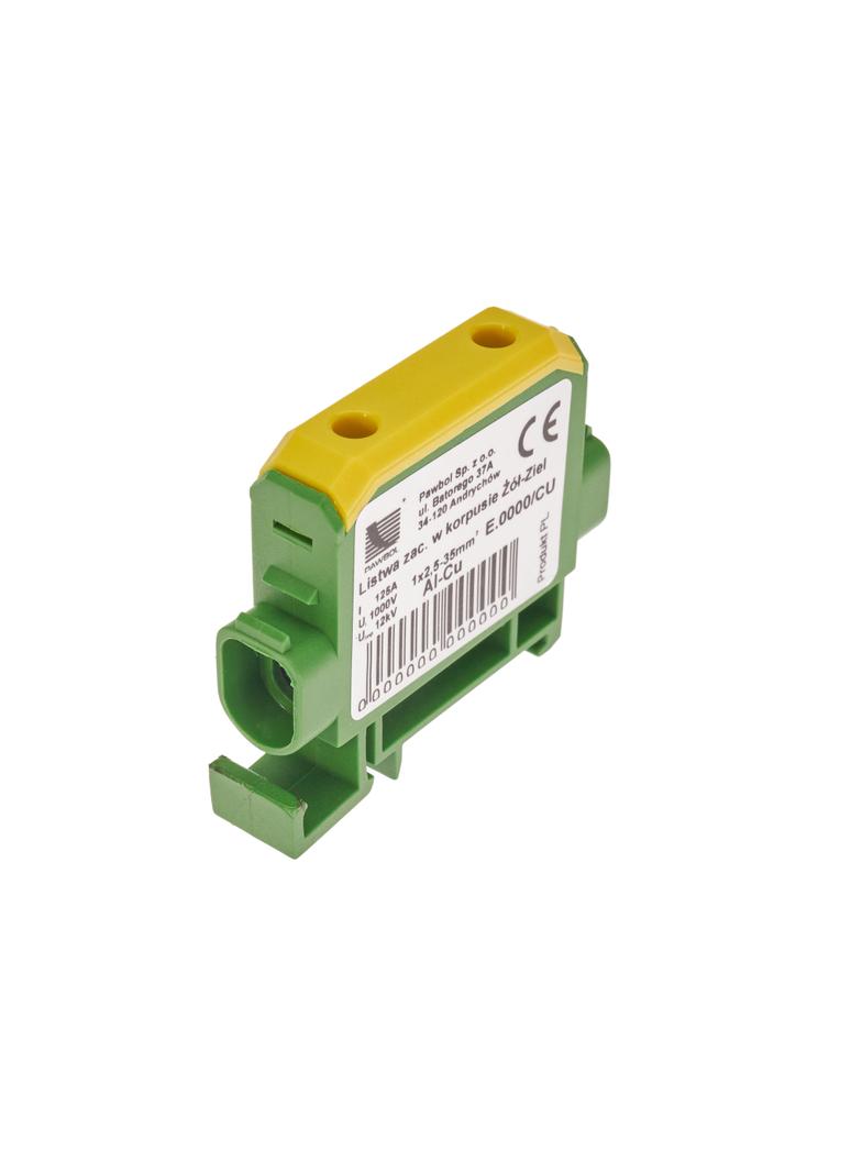 Listwa zaciskowa w korpusie 1x2,5-35 niebieska AL/CU E.4147/CU PAWBOL