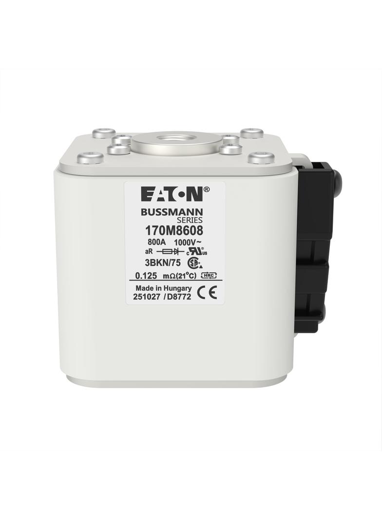 FUSE 800A 1000V 3BKN/75 AR UR Wkładka szybka 800A AC 1000V rozmiar 3 74x92x76 mm aR IEC UL 170M8608