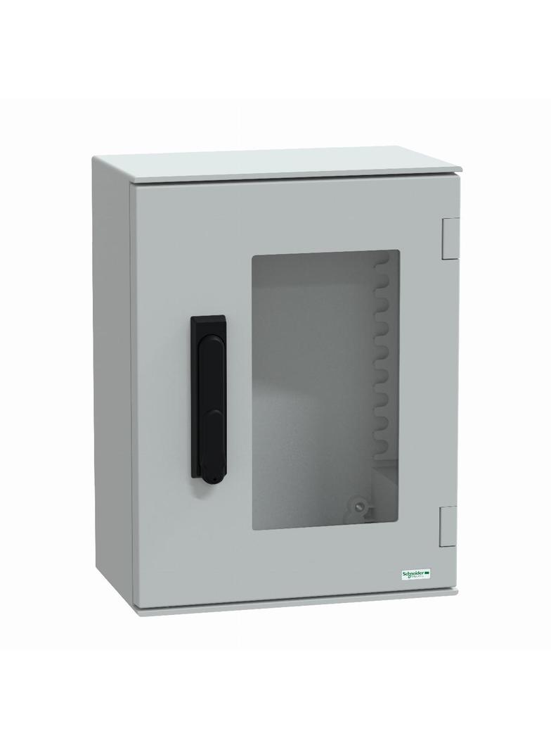 Thalassa Obudowa poliestrowa wisząca PLM z drzwiami transparentnymi, zamek 3 punktowy, IP66 430x330x