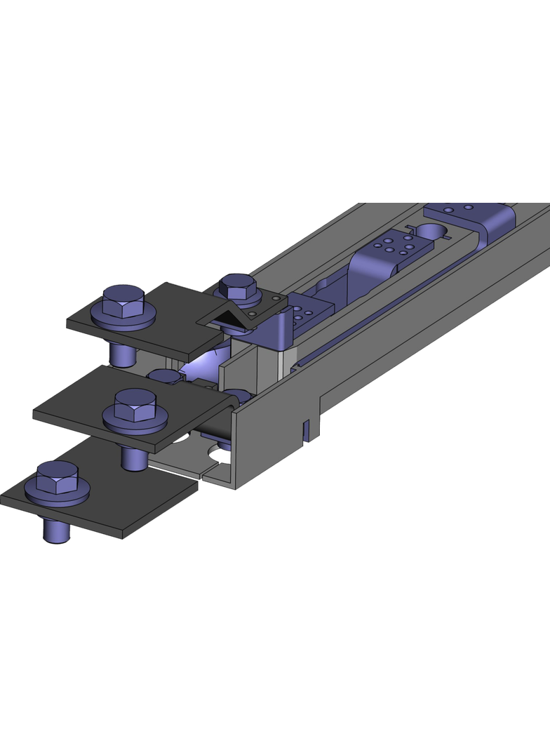 Rozbudowa wyprowadzeń szynowych z aparatów SL2 i SL3, przyłącze 1x400 mm2 VS-SL3/400 L8390937 ETI