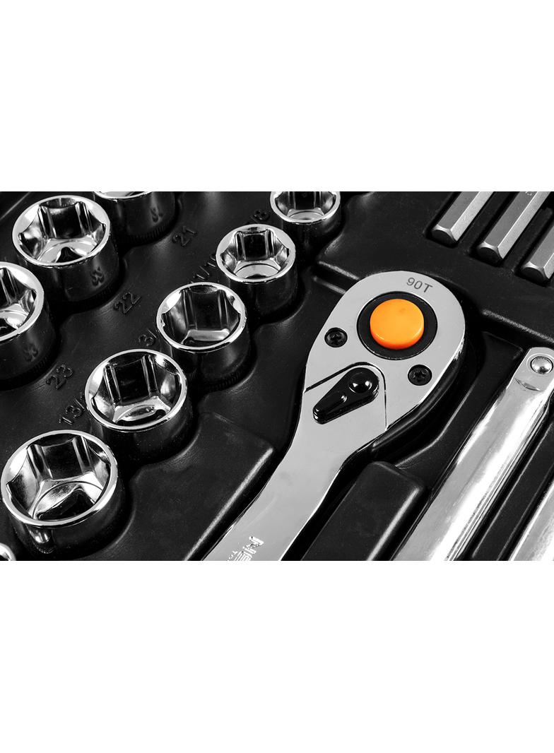 Klucze nasadowe 1/2", 3/8" , 1/4", zestaw 233 szt.