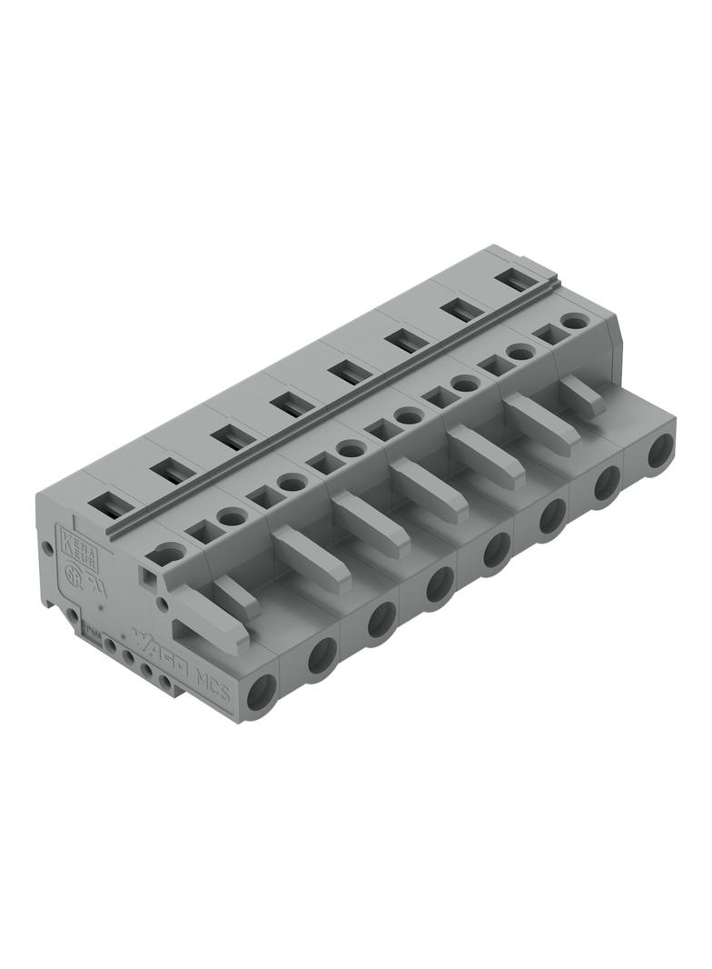 MCS-MIDI Classic gniazdo 8-bieg. szare raster 7,5 mm /25szt./ WAGO