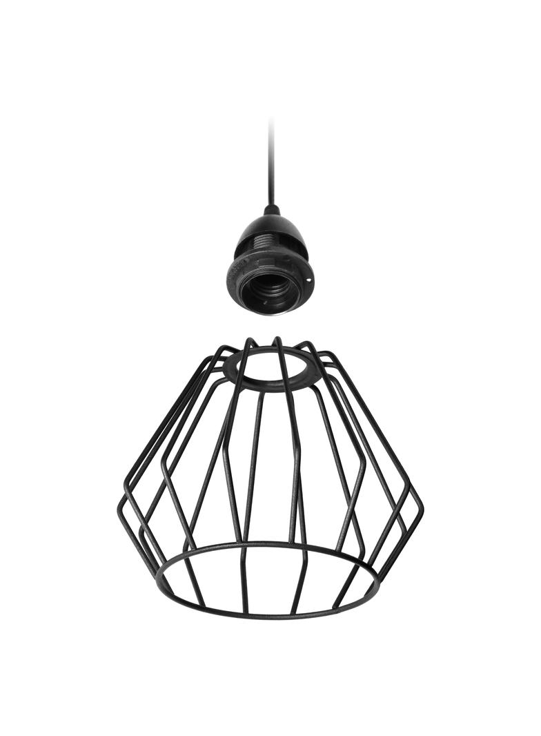 Waya 3P E27 lampa wisząca max. 3x60W czarna AD-LD-6264BE27M ORNO