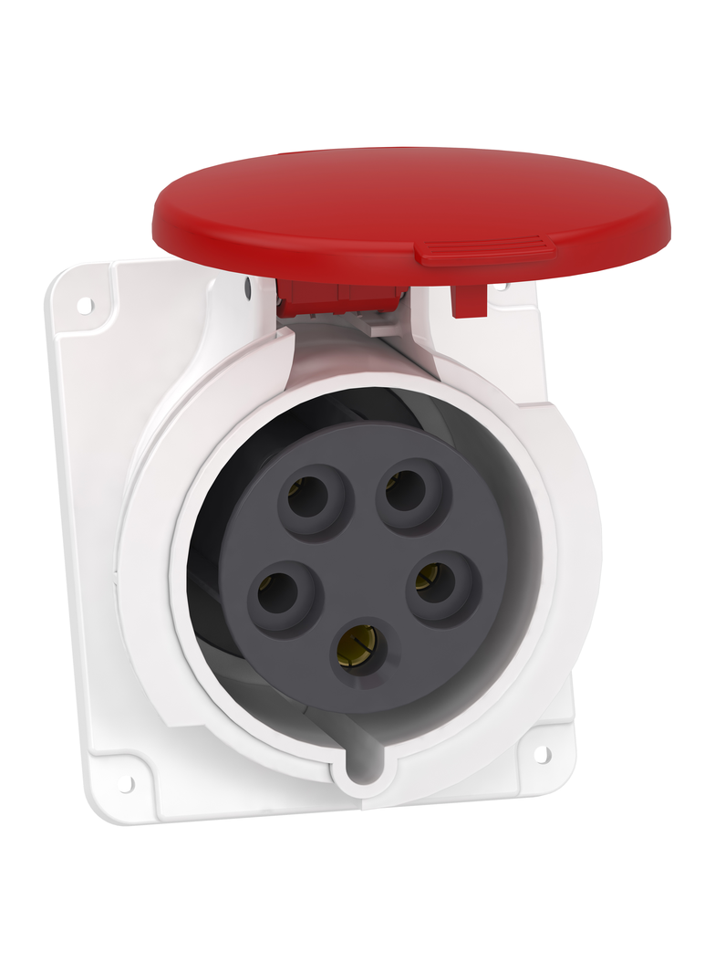 Gniazdo Pratika 32A 3P-N-E 380-415V IP44 50-60Hz PKF32F435