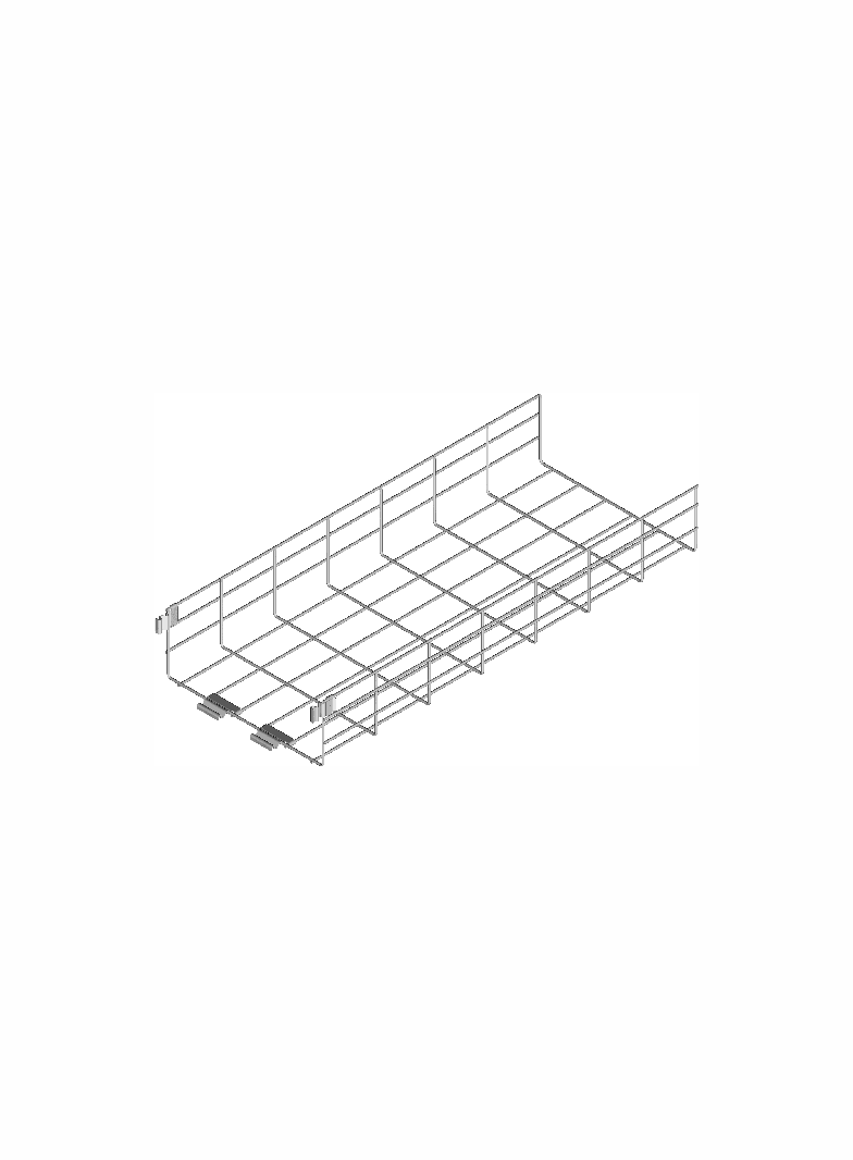 Korytko kablowe siatkowe 500x110mm 3mb KDS500H110/3 920150 BAKS