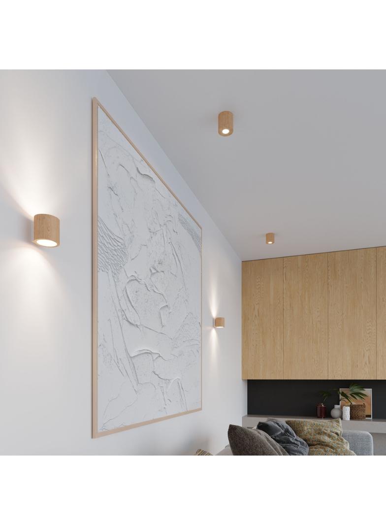 Sollux Plafon ORBIS naturalne drewno SL.0492