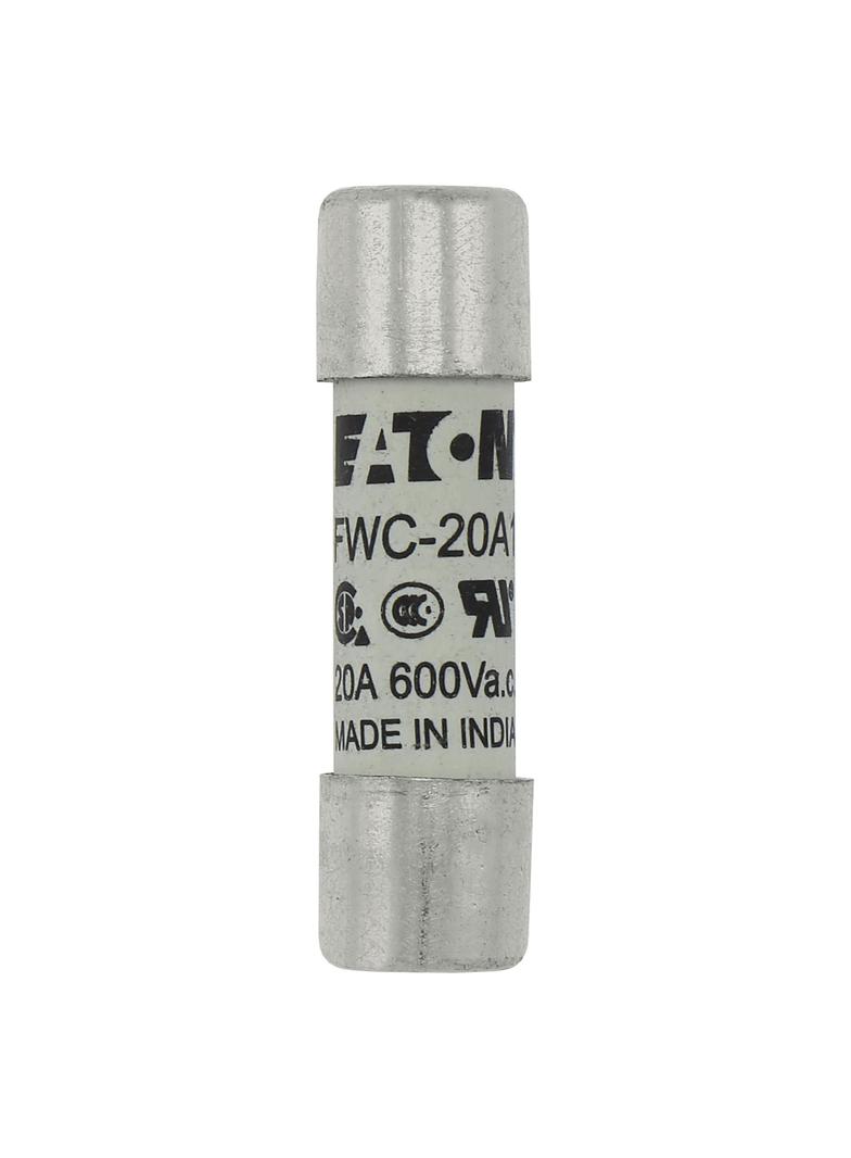 20AMP 600V AC UL FERRULE 10x38MM FUSE Wkładka szybka 20A AC 600V 10x38 mm aR UL FWC-20A10F EATON