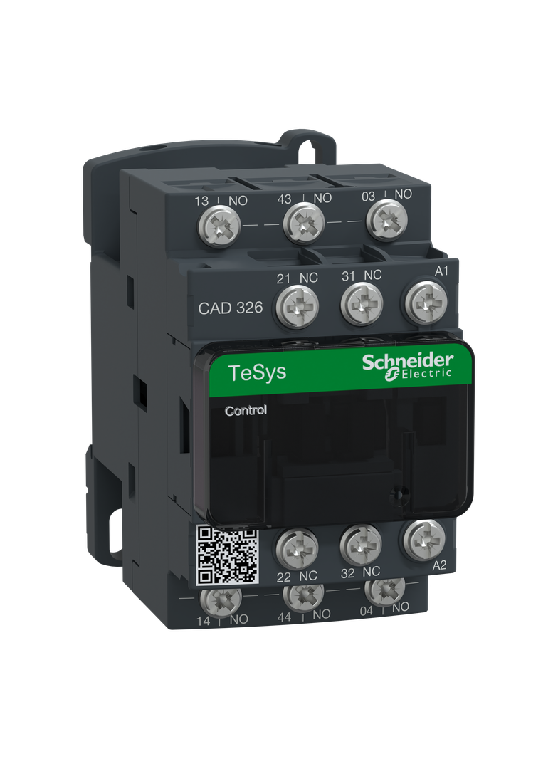 Stycznik pomocniczy, TeSys Deca, 3NO 2NC, cewka 24VAC, zaciski śrubowe