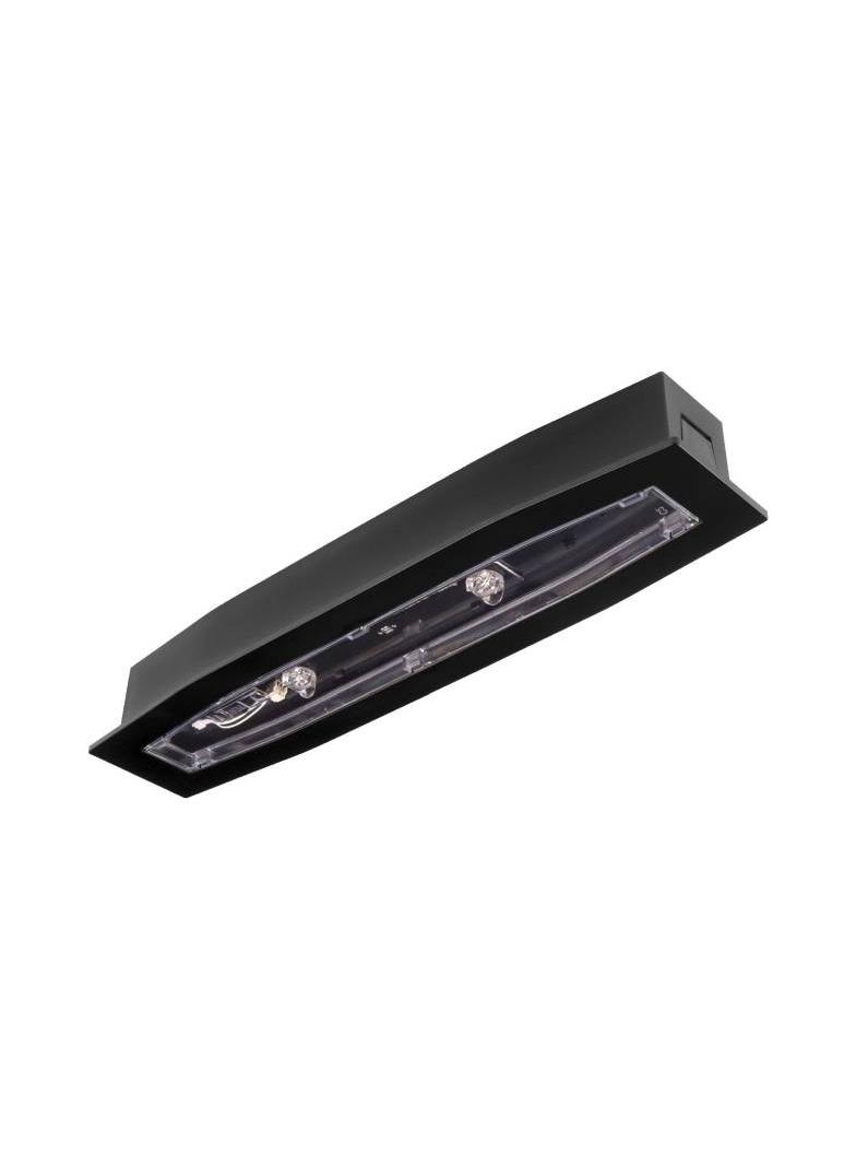 Oprawa sieciowo-awaryjna podtynkowa SUPREMA LED SCH 350 A 3H CT IP54 PT [BLK] / soczewka korytarzowa