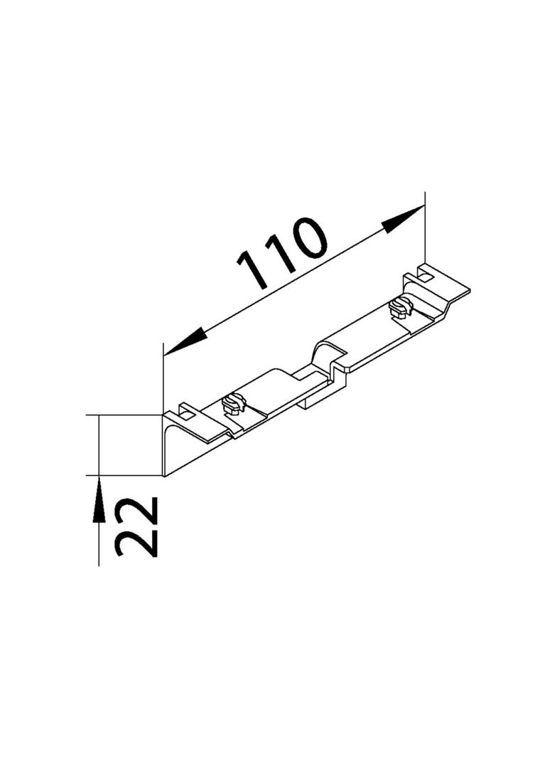 tehalit.SL Maskownica nośnika 20x55 klon SL20055AD3 HAGER