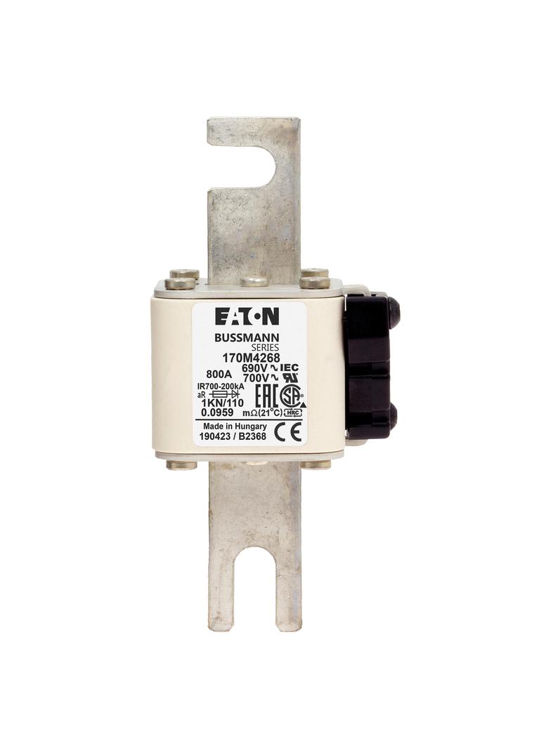 800A 690V 1KN/110 aR INDICATOR FUSE Wkładka szybka 800A AC 690V DIN 1 53x69x138 mm aR DI 170M4268 EA