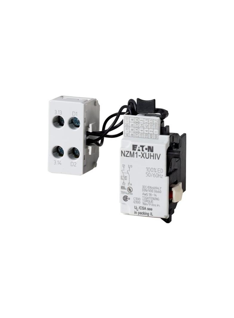 NZM1-XUHIV24AC Wyzwalacz podnapięciowy 24VAC 2Z HIV z listwą zaciskową 259531 EATON