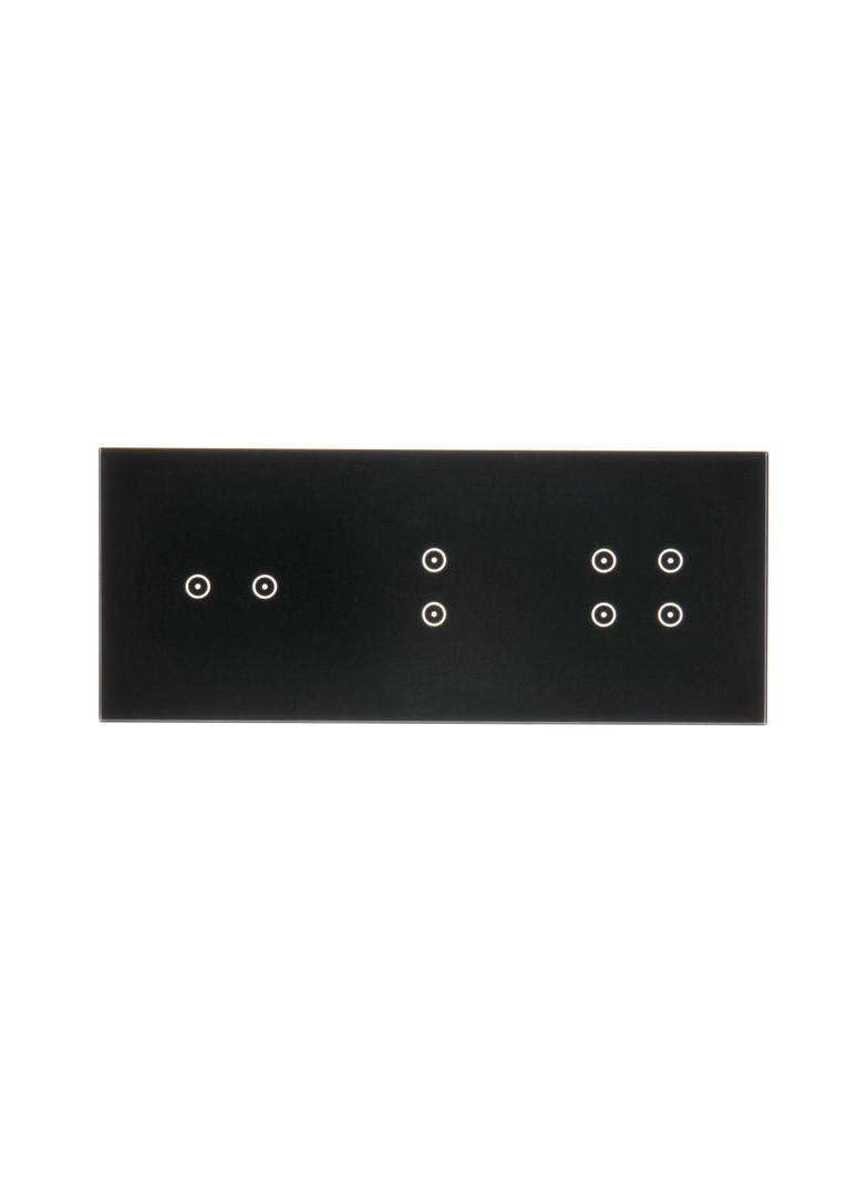 Simon 54 Touch Panel dotykowy S54 Touch 3 moduły 2 pola dotykowe poziome + 2 pola dotykowe pionowe + 4 pola dotykowe zastygła lawa DSTR3234/73 KONTAKT