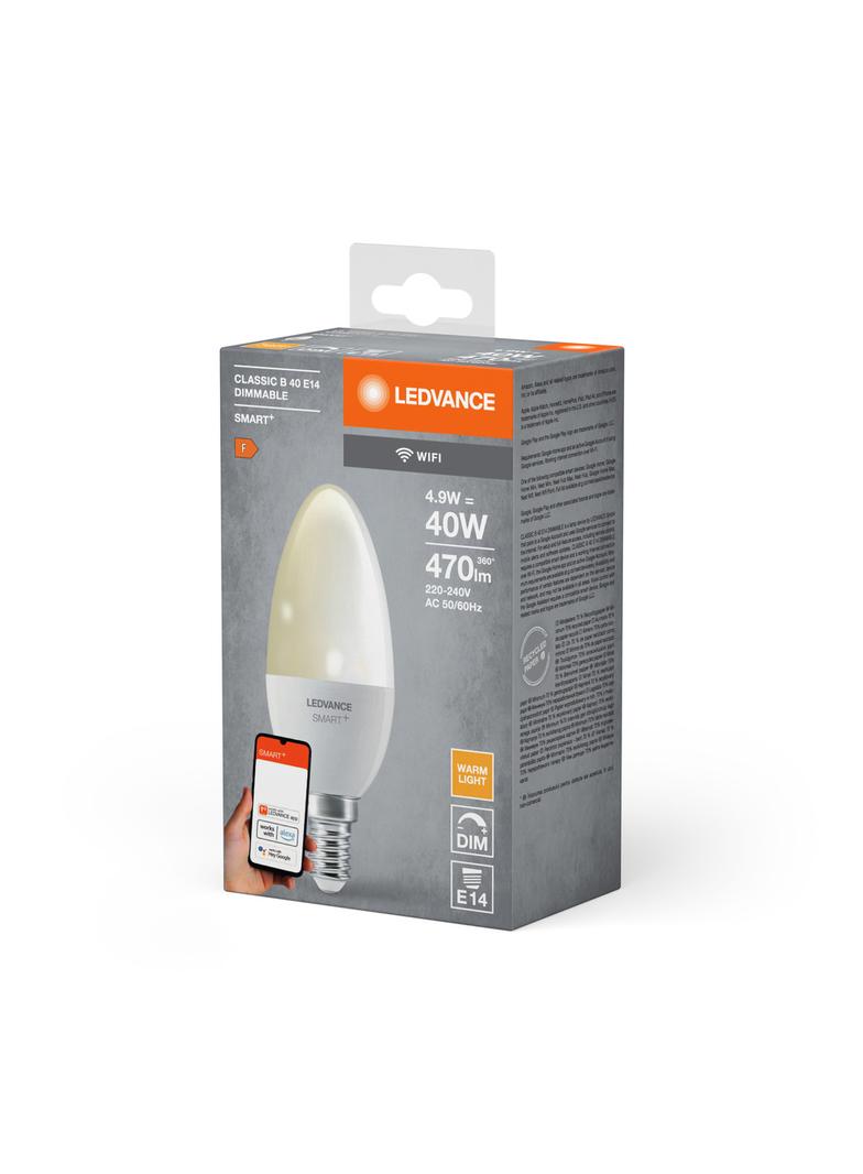 Lampa LED SMARTWIFI B40 4,9W/827230VDIMFRE144X1 LEDV