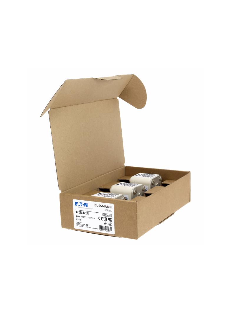 800A 690V 1KN/110 aR INDICATOR FUSE Wkładka szybka 800A AC 690V DIN 1 53x69x138 mm aR DI 170M4268 EA
