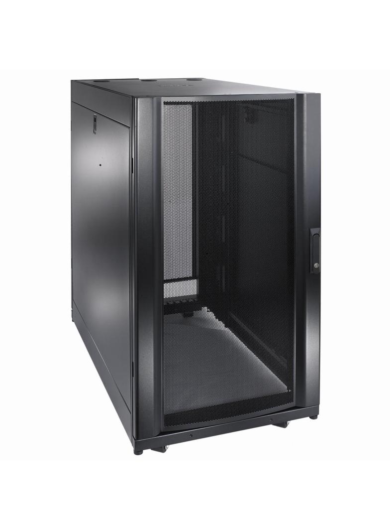 Szafa serwerowa SX 24U o szerokości 600 mm i głębokości 1070 mm z bokami czarna AR3104 SCHNEIDER