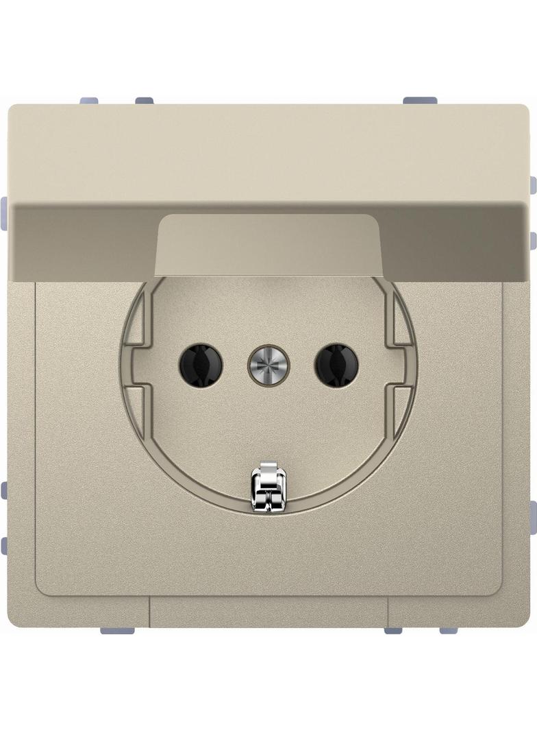 Gn.2P+PE Schuko z klap.D-Life piasek sah MTN2310-6033 SCHNEIDER