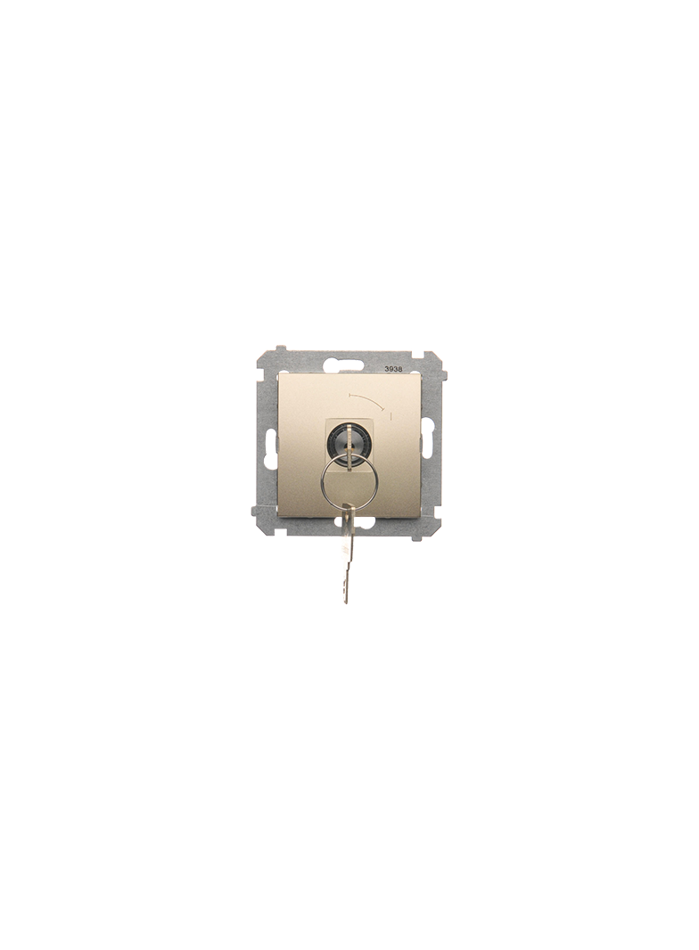 SIMON 54 WMDL-0K01Px-044 Łącznik na kluczyk chwilowy – przycisk (moduł) 2 pozycyjny „0-I” styk N/O,