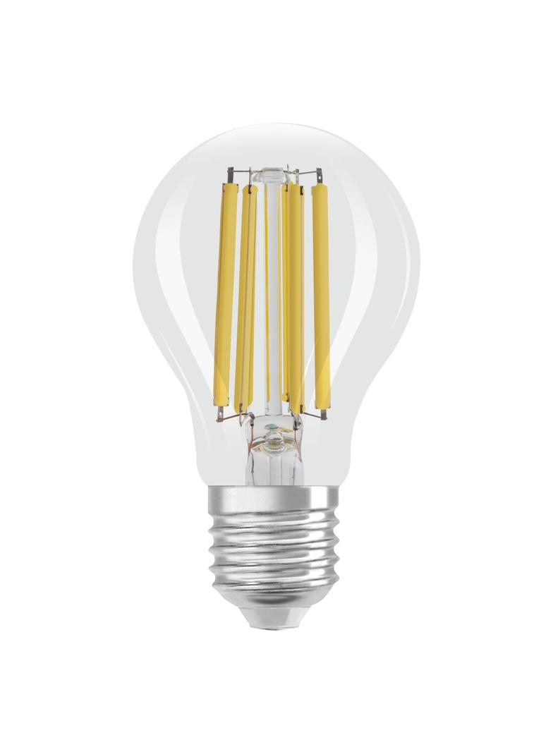Lampa LED Classic A100 energooszczędna szkło przezroczyste 7,2W 830 E27 OSRAM