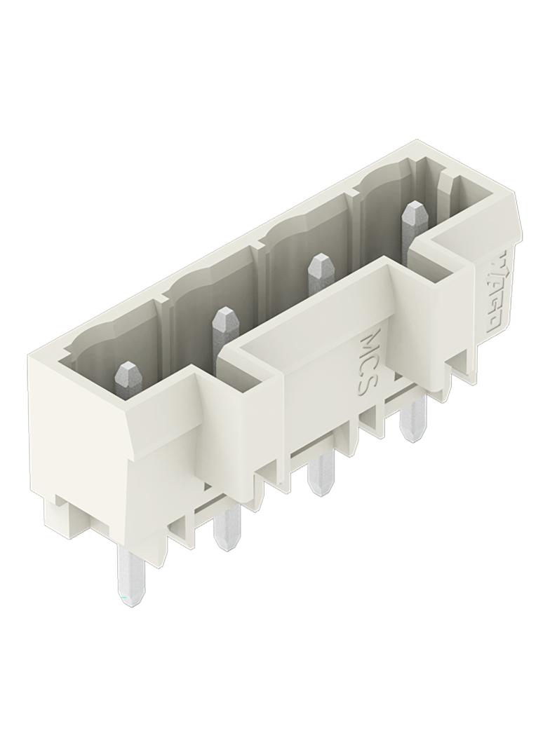 MCS-MIDI Classic wtyk 4-bieg. j-szary raster 7,5 mm /100szt./ WAGO